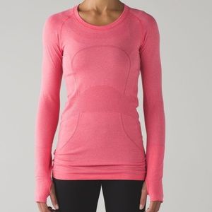 lululemon athletica Pink Long Sleeve Top